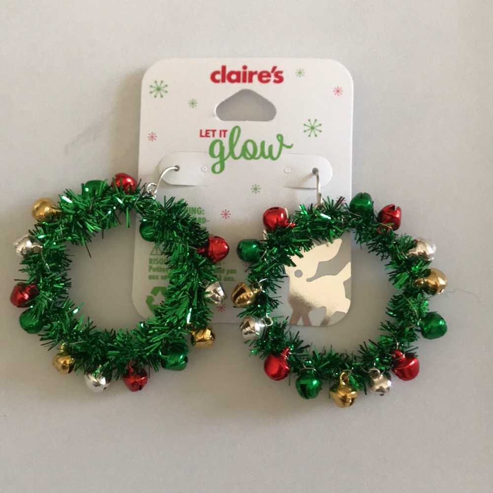 Christmas Wreath Earrings